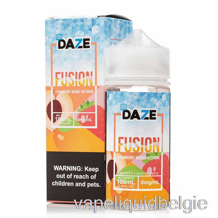 Vape Smaken Ijs Aardbei Mango Nectarine - 7 Daze Fusion - 100ml 0mg